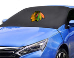 Chicago Blackhawks NHL Car SUV Front Windshield Snow Cover Sunshade