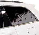 Chicago Bulls NBA Rear Side Quarter Window Vinyl Decal Stickers Fits Jeep Grand