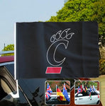 Cincinnati Bearcats NCAAB Car Window Flag
