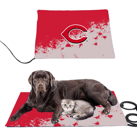 Cincinnati Reds MLB Pet Heating Pad Constant Heated Mat