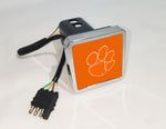 Clemson Tigers NCAA Hitch Cover LED Brake Light for Trailer