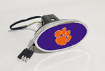 Clemson Tigers NCAA Hitch Cover LED Brake Light for Trailer