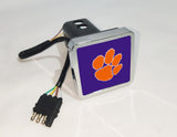 Clemson Tigers NCAA Hitch Cover LED Brake Light for Trailer