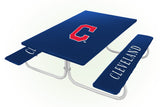 Cleveland Indians MLB Picnic Table Bench Chair Set Outdoor Cover