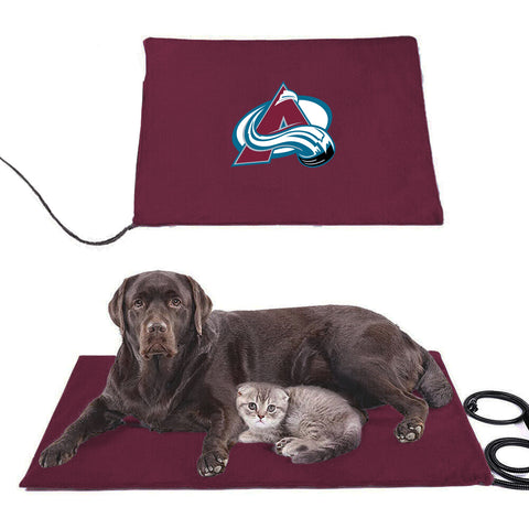 Colorado Avalanche NHL Pet Heating Pad Constant Heated Mat