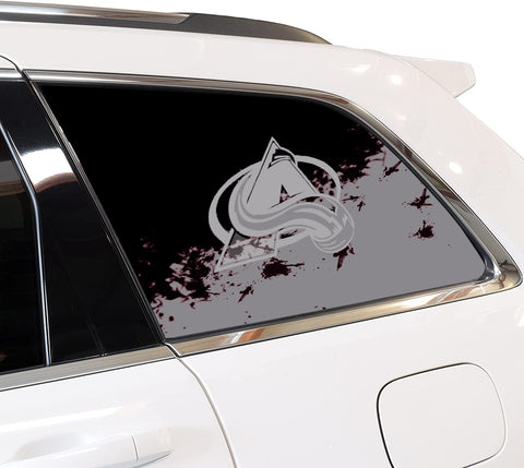 Colorado Avalanche NHL Rear Side Quarter Window Vinyl Decal Stickers Fits Jeep Grand
