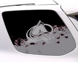 Colorado Avalanche NHL Rear Side Quarter Window Vinyl Decal Stickers Fits Toyota 4Runner