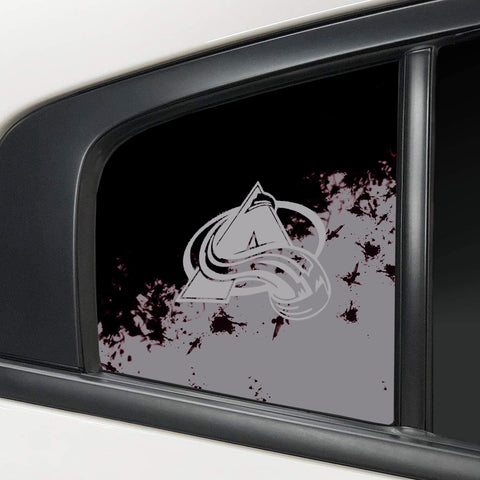 Colorado Avalanche NHL Rear Side Quarter Window Vinyl Decal Stickers Fits Dodge Charger