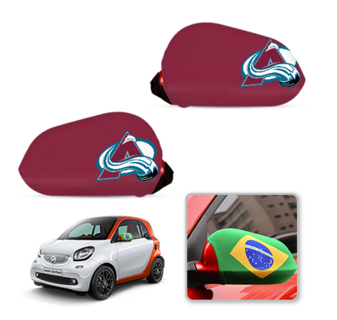 Colorado Avalanche NHL Car rear view mirror cover-View Elastic