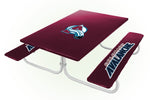Colorado Avalanche NHL Picnic Table Bench Chair Set Outdoor Cover