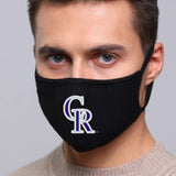 Colorado Rockies MLB Face Mask Cotton Guard Sheild 2pcs