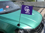 Colorado Rockies MLB Car Hood Flag