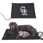 Colorado Rockies MLB Pet Heating Pad Constant Heated Mat