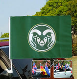 Colorado State Rams NCAAB Car Window Flag