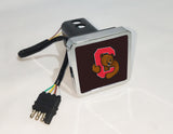 Cornell Big Red NCAA Hitch Cover LED Brake Light for Trailer