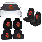 Cornell Big Red NCAA Car Front Windshield Cover Seat Cover Floor Mats