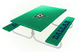 Dallas Stars NHL Picnic Table Bench Chair Set Outdoor Cover