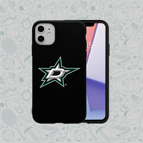 Phone Case Rubber Plastic NHL-Dallas Stars Print