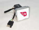 Dayton Flyers NCAA Hitch Cover LED Brake Light for Trailer