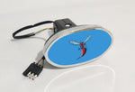 Delaware State Hornets NCAA Hitch Cover LED Brake Light for Trailer