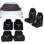 Delaware State Hornets NCAA Car Front Windshield Cover Seat Cover Floor Mats