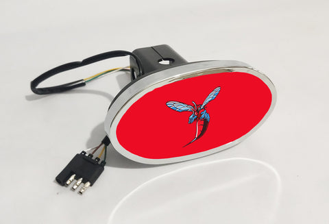Delaware State Hornets NCAA Hitch Cover LED Brake Light for Trailer