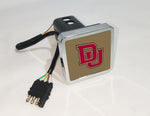 Denver Pioneers NCAA Hitch Cover LED Brake Light for Trailer