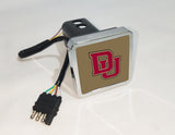 Denver Pioneers NCAA Hitch Cover LED Brake Light for Trailer