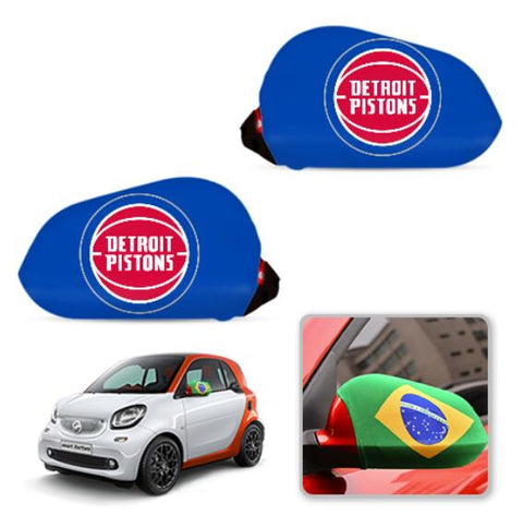 Detroit Pistons NBA Car rear view mirror cover-View Elastic