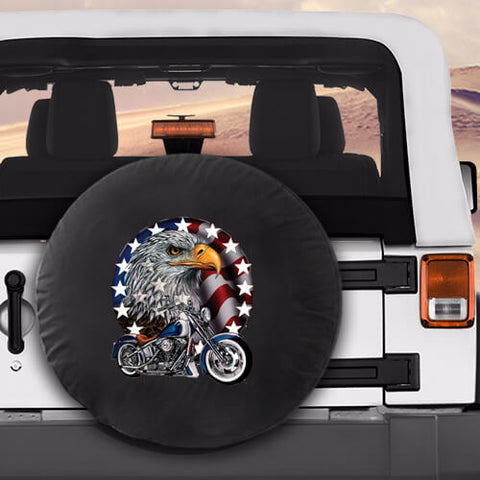 Eagle Flag Bike Military Spare Tire Cover