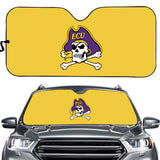 East Carolina Pirates NCAA Car Windshield Sun Shade Universal Fit Sunshade