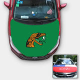 Florida A&M Rattlers NCAA Car Auto Hood Engine Cover Protector