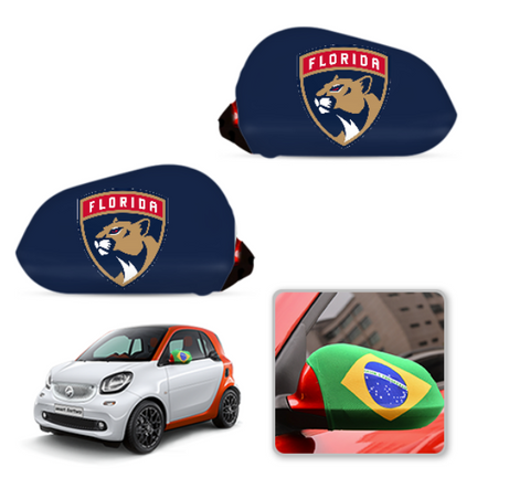 Florida Panthers NHL Car rear view mirror cover-View Elastic