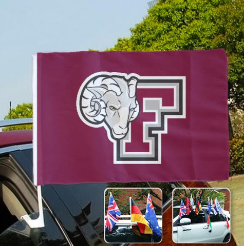 Fordham Rams NCAAB Car Window Flag