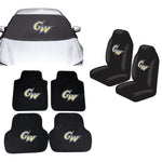 George Washington Colonials NCAA Car Front Windshield Cover Seat Cover Floor Mats