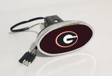 Georgia Bulldogs NCAA Hitch Cover LED Brake Light for Trailer