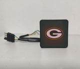 Green Bay Packers NFL Hitch Cover LED Brake Light for Trailer