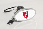Harvard Crimson NCAA Hitch Cover LED Brake Light for Trailer
