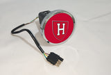 Harvard Crimson NCAA Hitch Cover LED Brake Light for Trailer