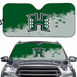 Hawaii Rainbow Warriors NCAA Car Windshield Sun Shade Universal Fit Sunshade