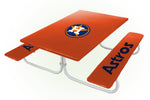Houston Astros MLB Picnic Table Bench Chair Set Outdoor Cover