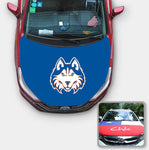 Houston Baptist Huskies NCAA Car Auto Hood Engine Cover Protector