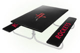 Houston Rockets NBA Picnic Table Bench Chair Set Outdoor Cover