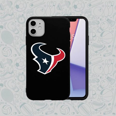 Phone Case Rubber Plastic NFL-Houston Texans Print