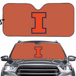 Illinois Fighting Illini NCAA Car Windshield Sun Shade Universal Fit Sunshade