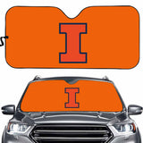 Illinois Fighting Illini NCAA Car Windshield Sun Shade Universal Fit Sunshade