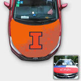 Illinois Fighting Illini NCAA Car Auto Hood Engine Cover Protector