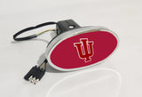 Indiana Hoosiers NCAA Hitch Cover LED Brake Light for Trailer
