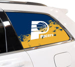 Indiana Pacers NBA Rear Side Quarter Window Vinyl Decal Stickers Fits Jeep Grand