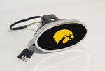 Iowa Hawkeyes NCAA Hitch Cover LED Brake Light for Trailer